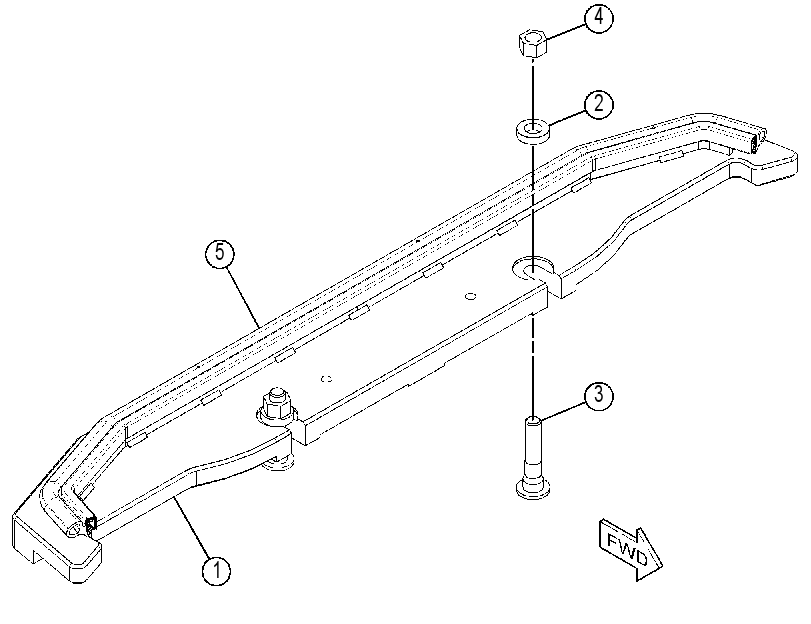 BUMPER GP 4539094 CAT