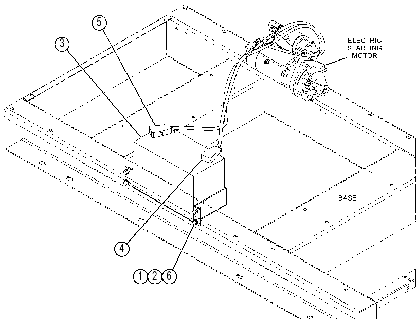 BATTERY & MOUNTING GP 4624091 CAT
