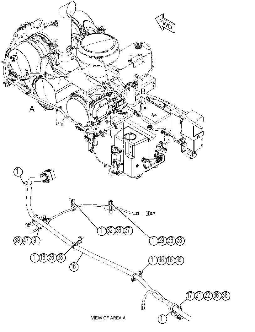 WIRING GP-SERVICE CENTER 4209075 CAT