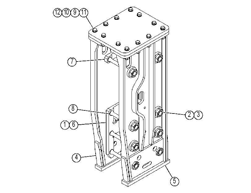 HOUSING GP-HAMMER 3691567 CAT