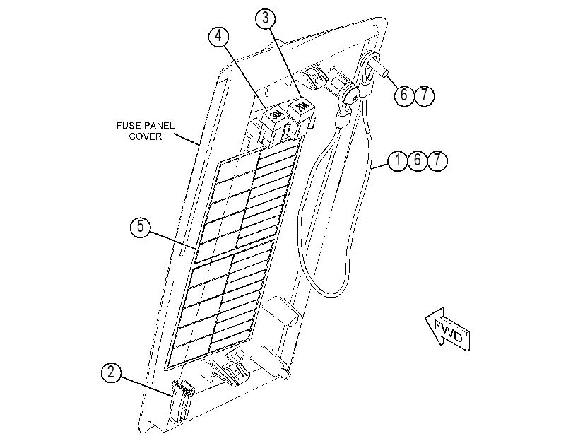 COVER GP-FUSE PANEL 4414812 CAT
