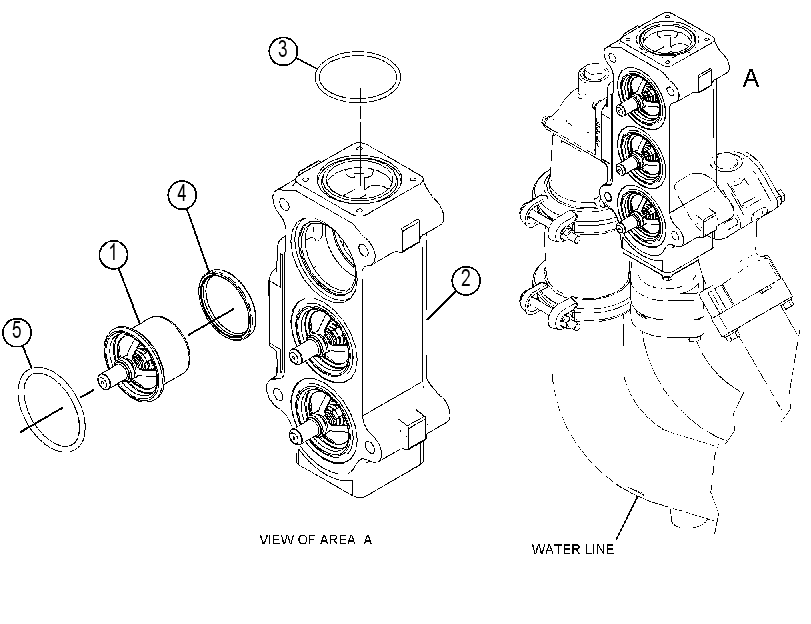 VALVE GP-THERMOSTATIC 4161064 CAT