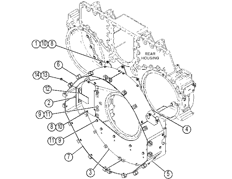 GUARD GP-FLYWHEEL 4619408 CAT