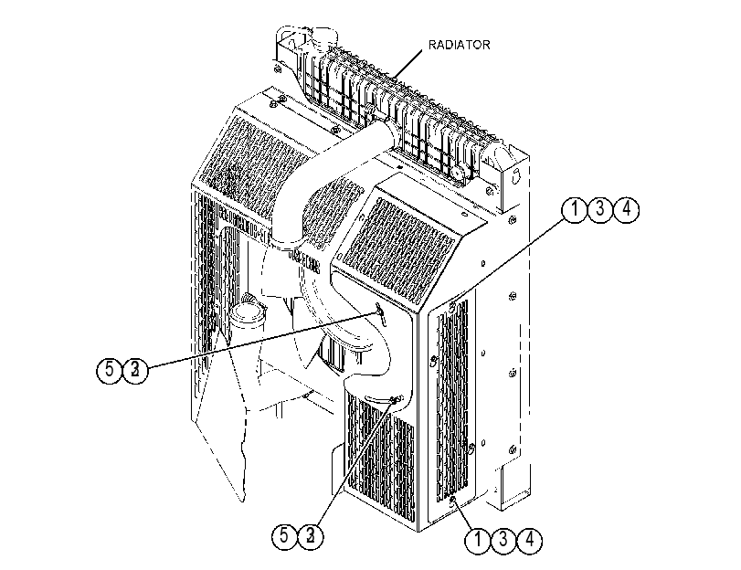 GUARD AS-RADIATOR 4583376 CAT