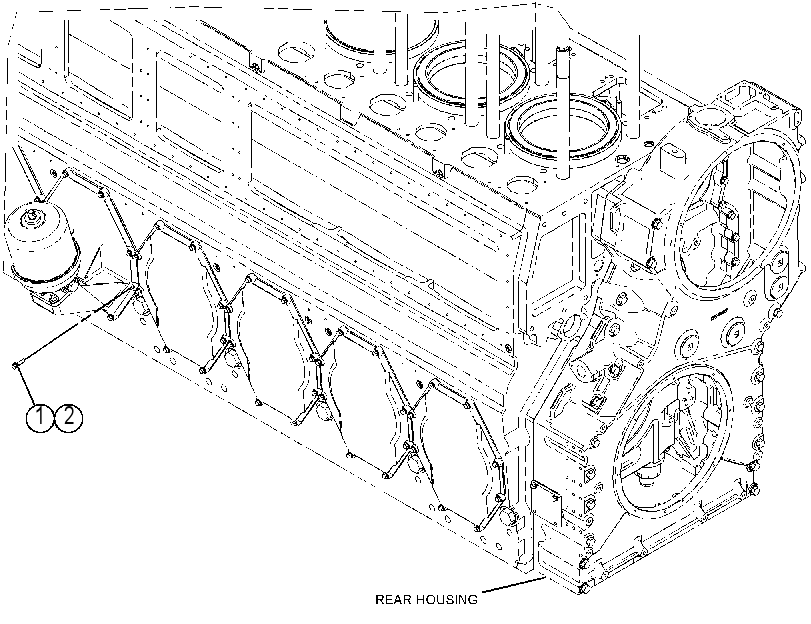 FASTENER GP-CRANKSHAFT COVER 4638066 CAT