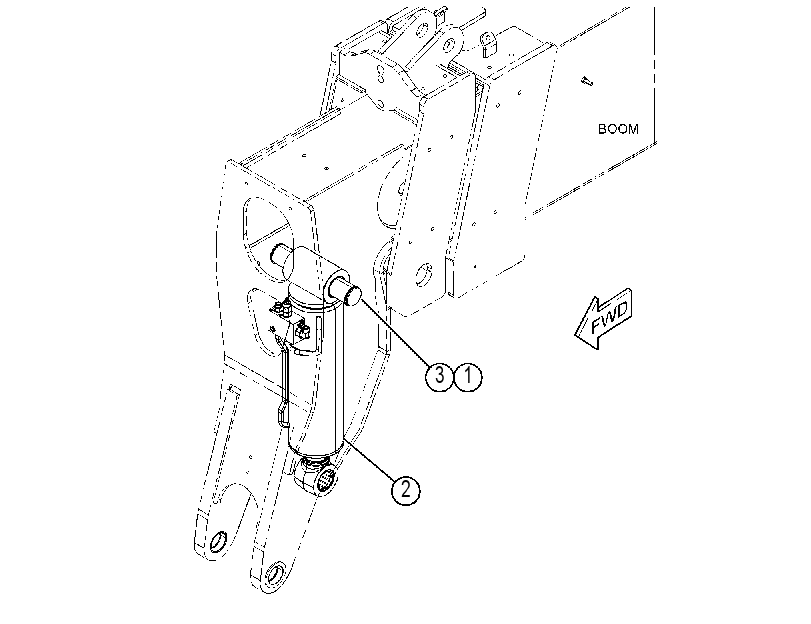 CYLINDER & MTG GP-TILT 4731206 CAT
