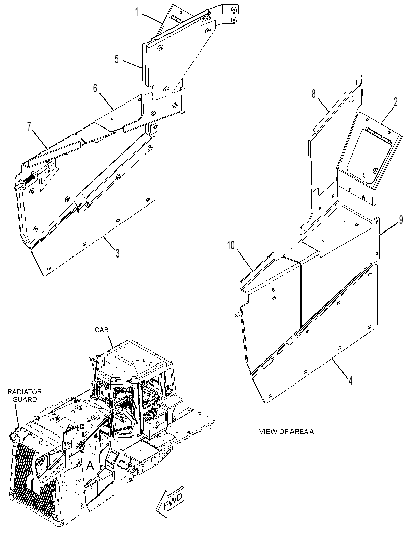 GUARD GP-ENGINE 3757594 CAT