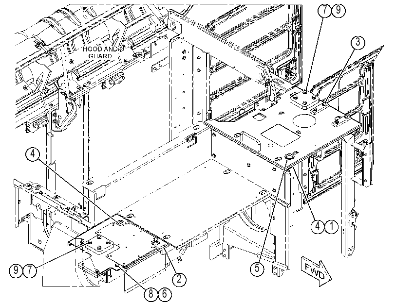 COVER GP-PLATFORM 4487667 CAT