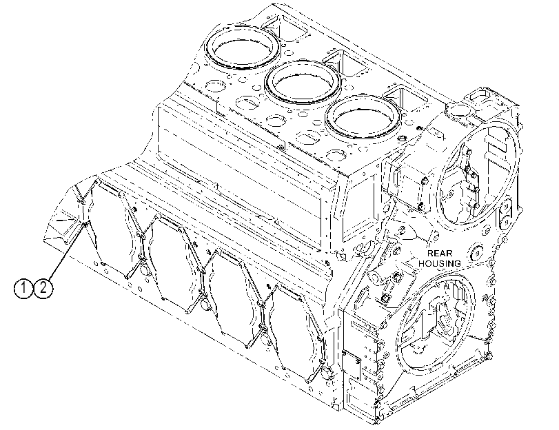 FASTENER GP-CRANKSHAFT COVER 4638067 CAT