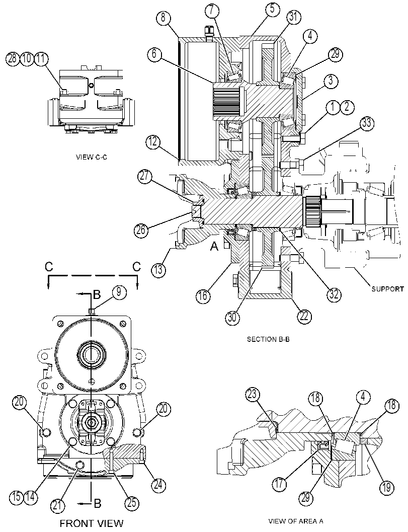 DRIVE GP-HYDROSTATIC 4532383 CAT