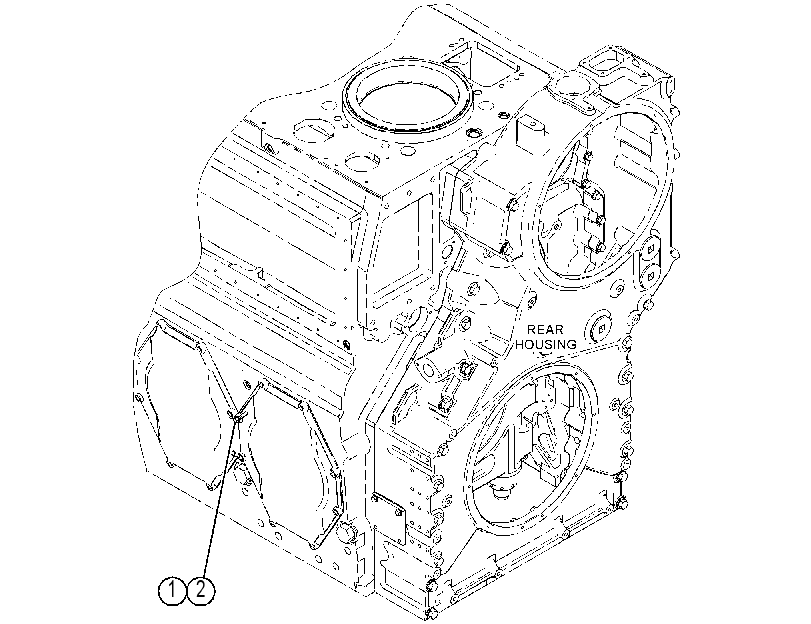 FASTENER GP-CRANKSHAFT COVER 4638060 CAT