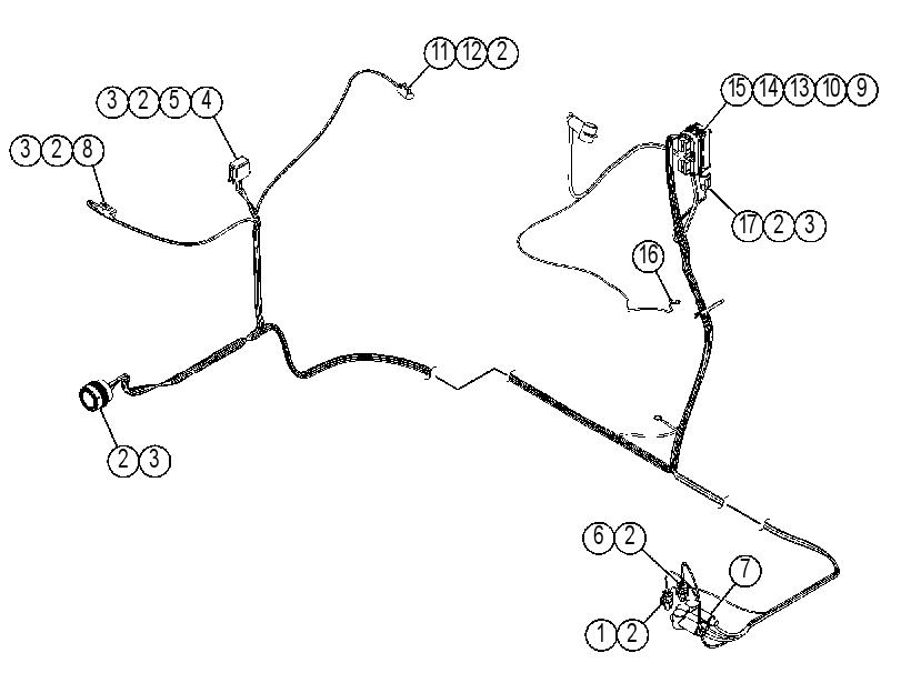Проводка двигателя 3893634 CAT