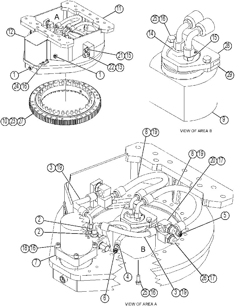 ROTATOR GP-HYDRAULIC 4527078 CAT