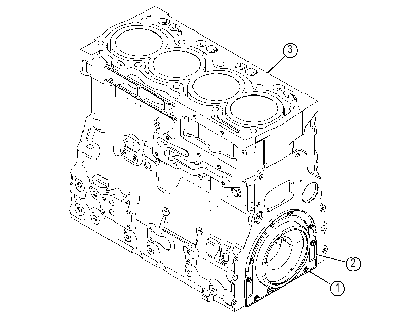 Блок цилиндров 4153299 CAT