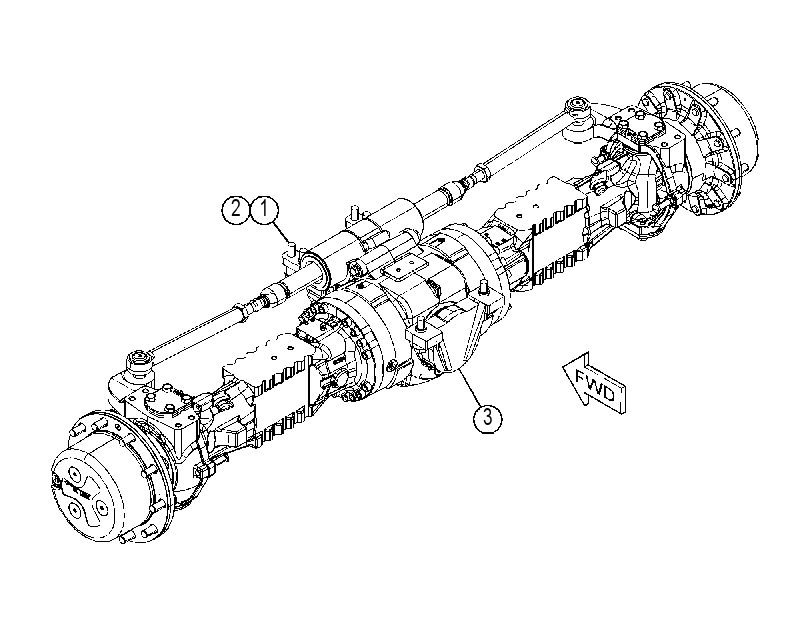 AXLE & MOUNTING GP 4360412 CAT