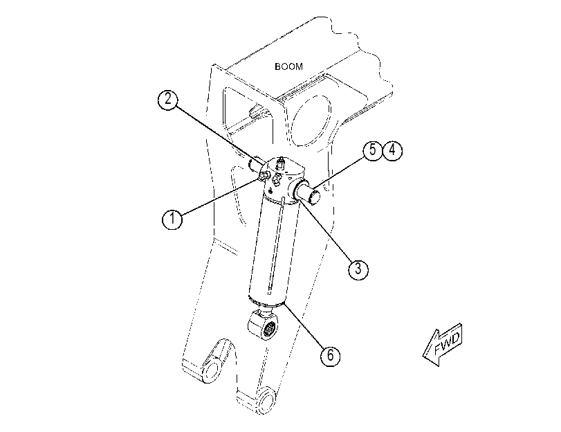 CYLINDER & MTG GP-TILT 4651312 CAT