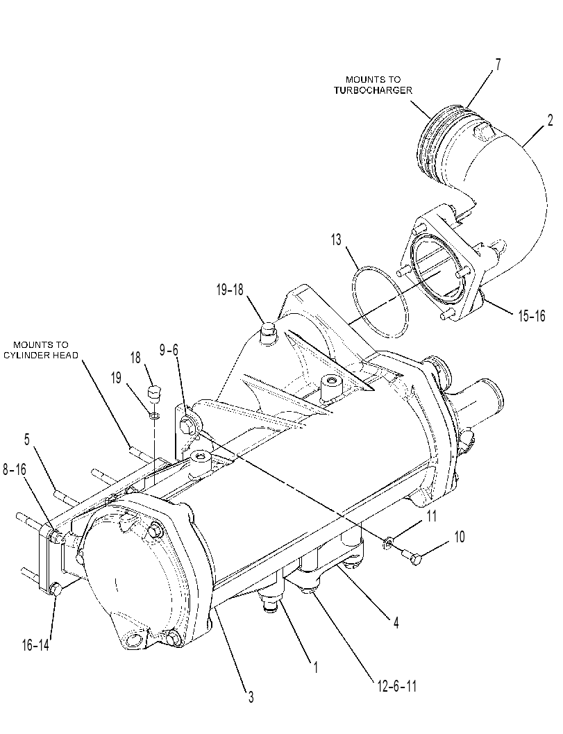 AFTERCOOLER GP-RAW WATER 3467745 CAT
