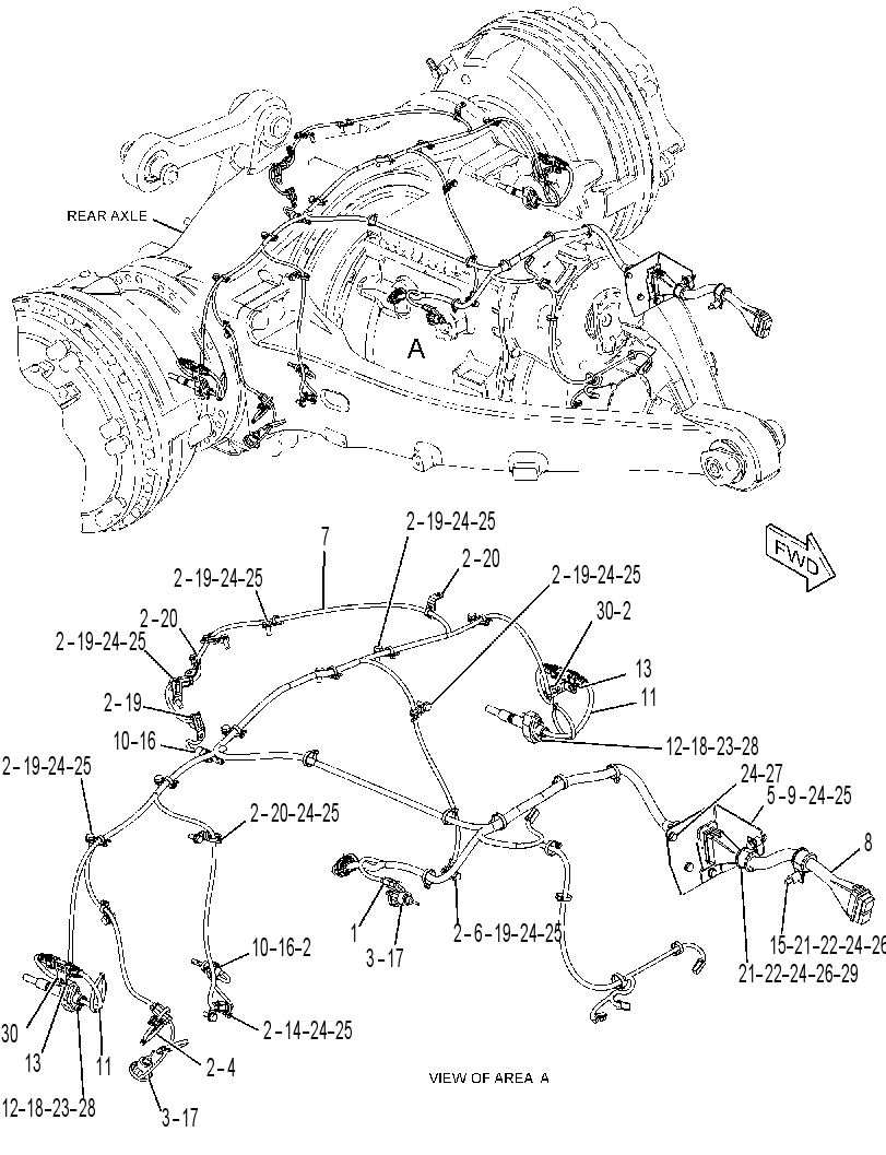 WIRING GP-TRANSMISSION CONTROL 3216470 CAT