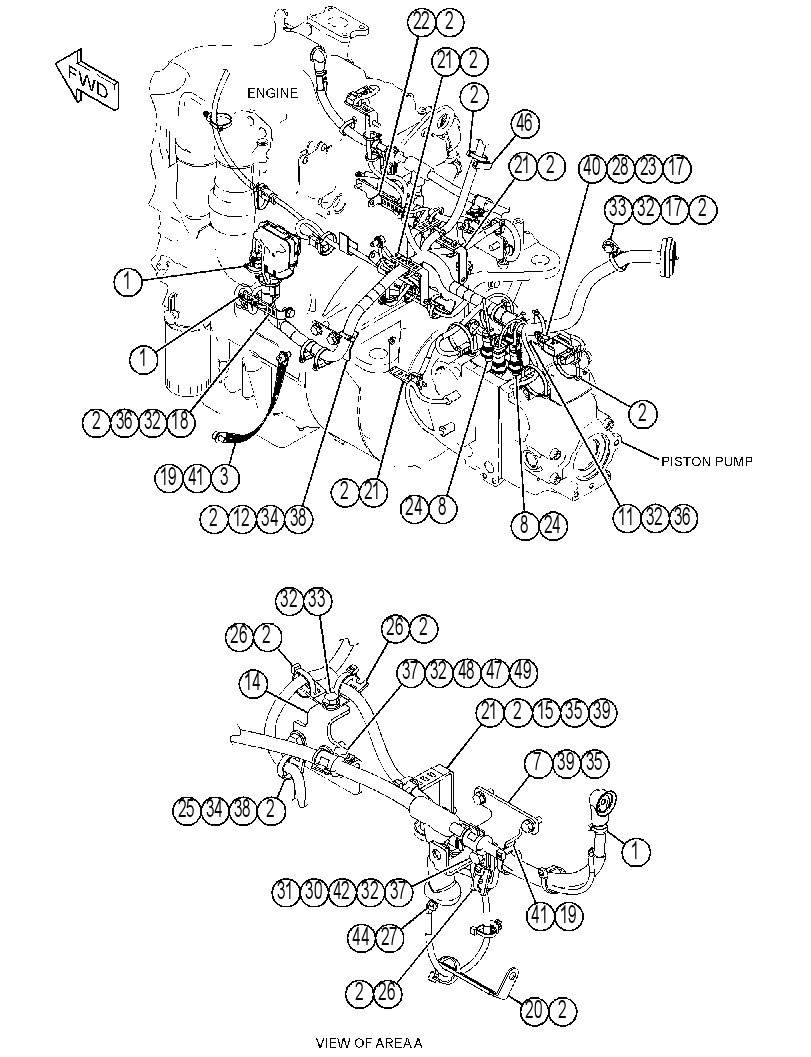 Проводка двигателя 3941808 CAT