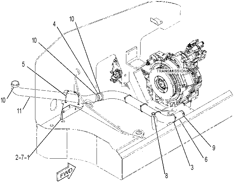 LINES GP-HYDRAULIC PUMP 4514422 CAT