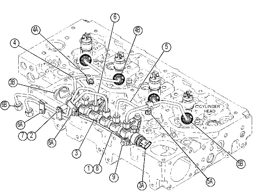 Топливная рампа 4155527 CAT