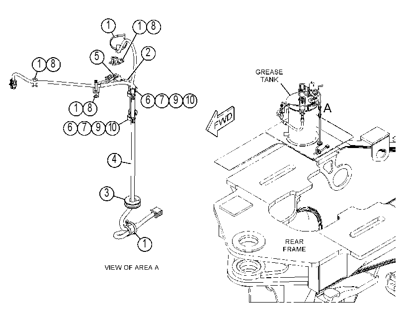 WIRING GP-AUTOLUBE CONTROL 4550001 CAT