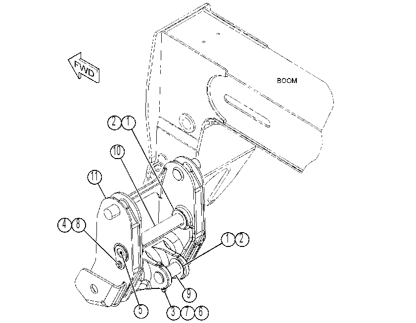 COUPLER & MTG GP-QUICK 4738554 CAT