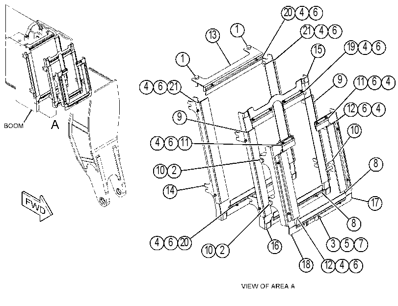 BRUSH GP 4746070 CAT