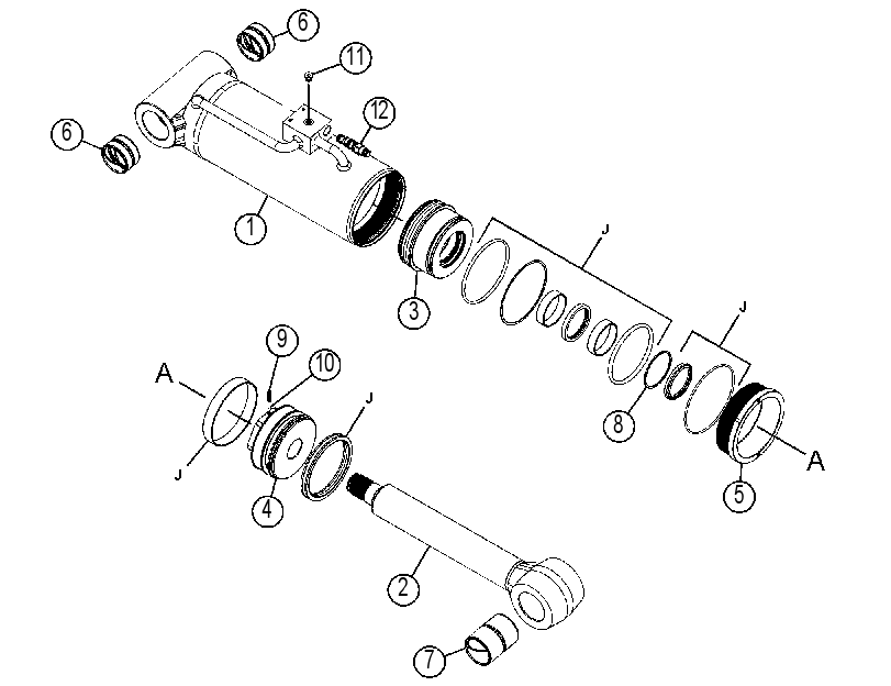 CYLINDER GP-COMPENSATING 4812774 CAT