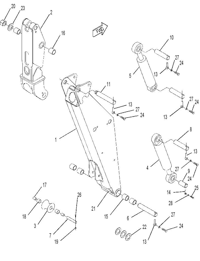 FRAME GP-GRAPPLE 2382945 CAT