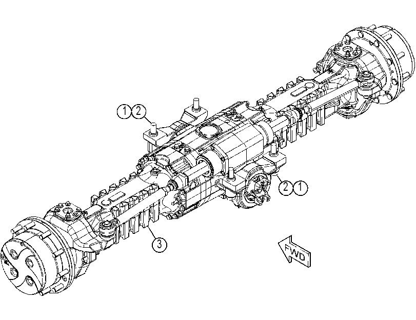AXLE & MOUNTING GP 4716090 CAT