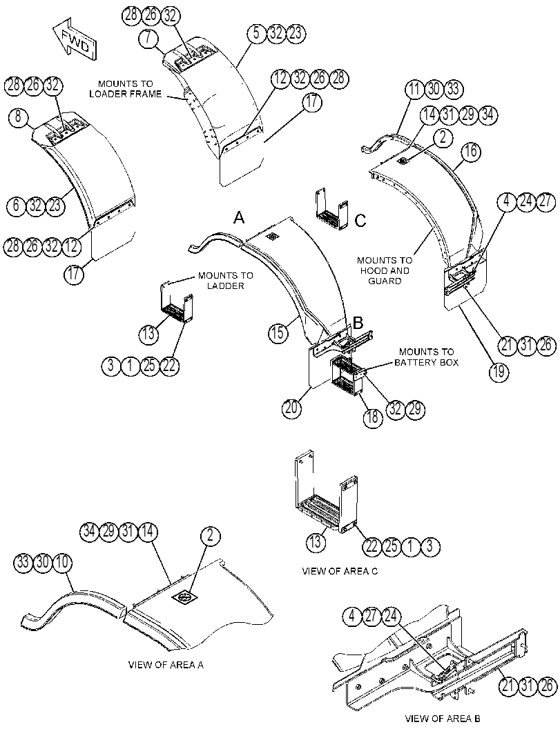FENDER GP-ROADING 3893000 CAT