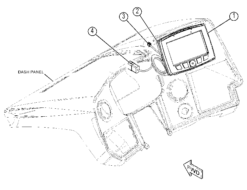 MONITOR & MOUNTING GP 4746061 CAT