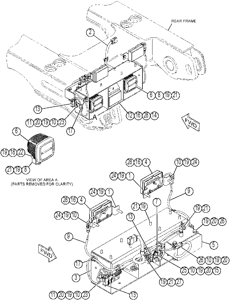 LIGHTING GP-REAR 4622211 CAT