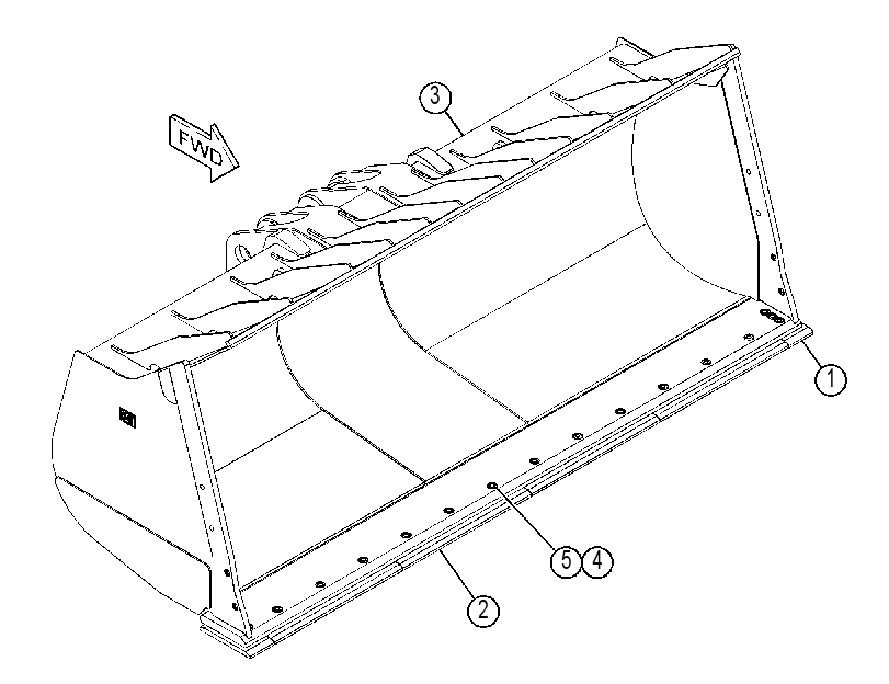 BUCKET GP-COAL 4553490 CAT