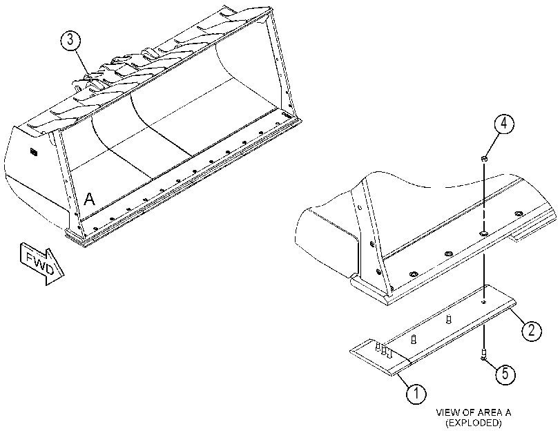 BUCKET GP-COAL 4553480 CAT