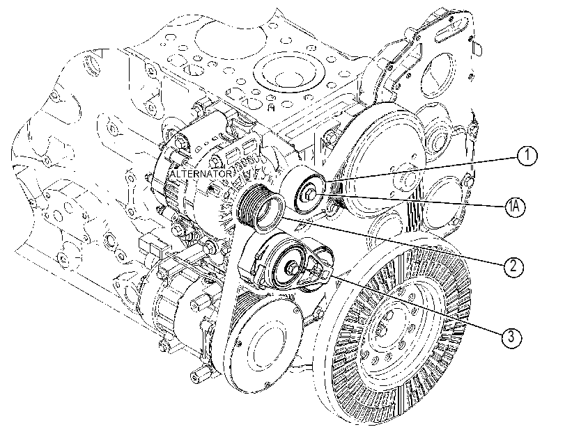 Натяжитель ремня 3919612 CAT