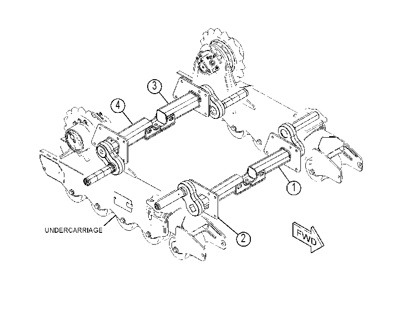 AXLE GP-UNDERCARRIAGE 4545980 CAT