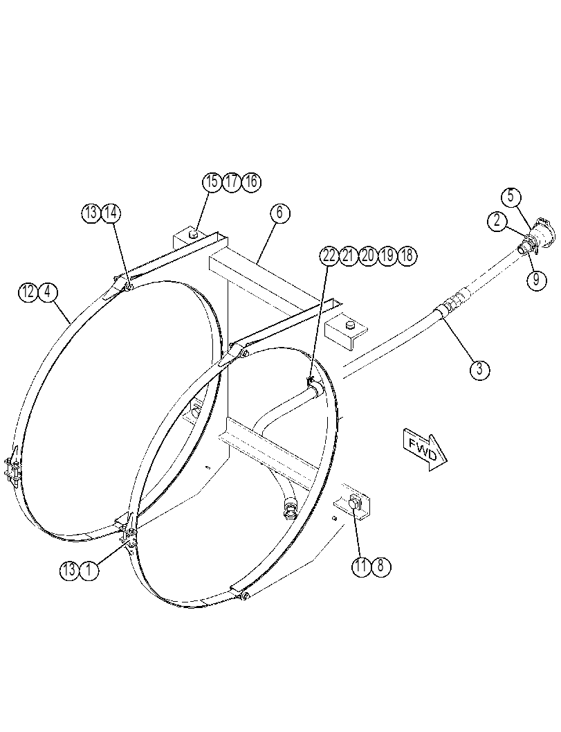 MOUNTING GP-FUEL TANK 4323062 CAT