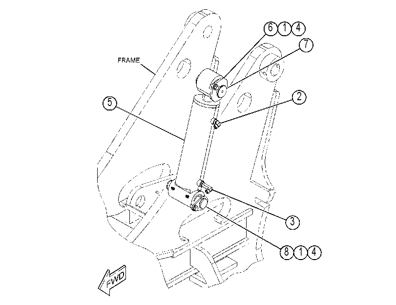 CYLINDER GP-COMPENSATING 4722241 CAT
