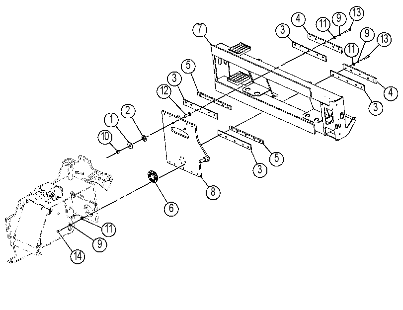 FRAME GP-COLD PLANER 4247134 CAT