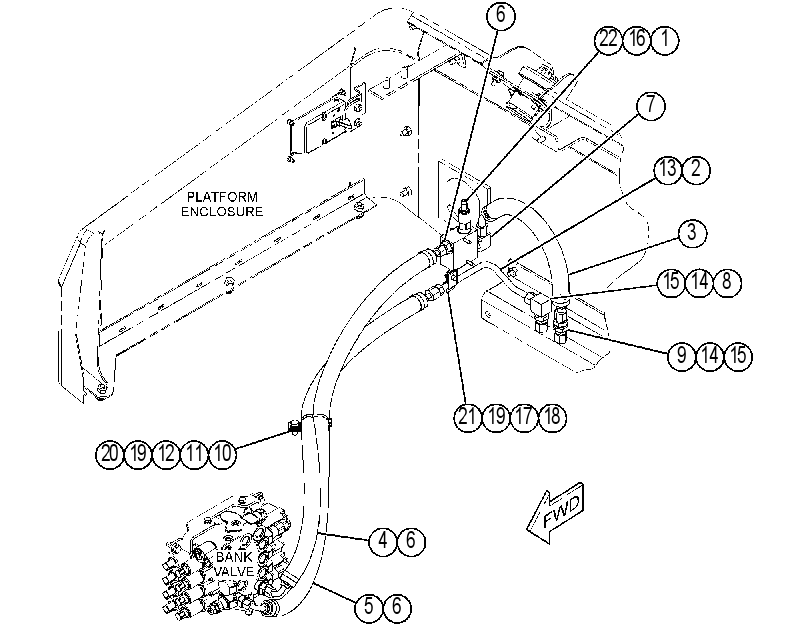 LINES GP-REAR ATTACHMENT 4666149 CAT