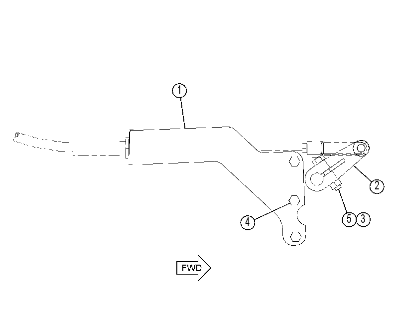 LEVER GP-GOVERNOR 4678344 CAT