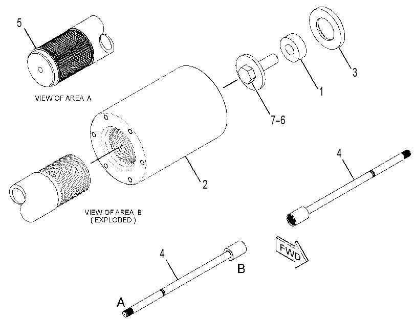 AXLE & MOUNTING GP 2801594 CAT