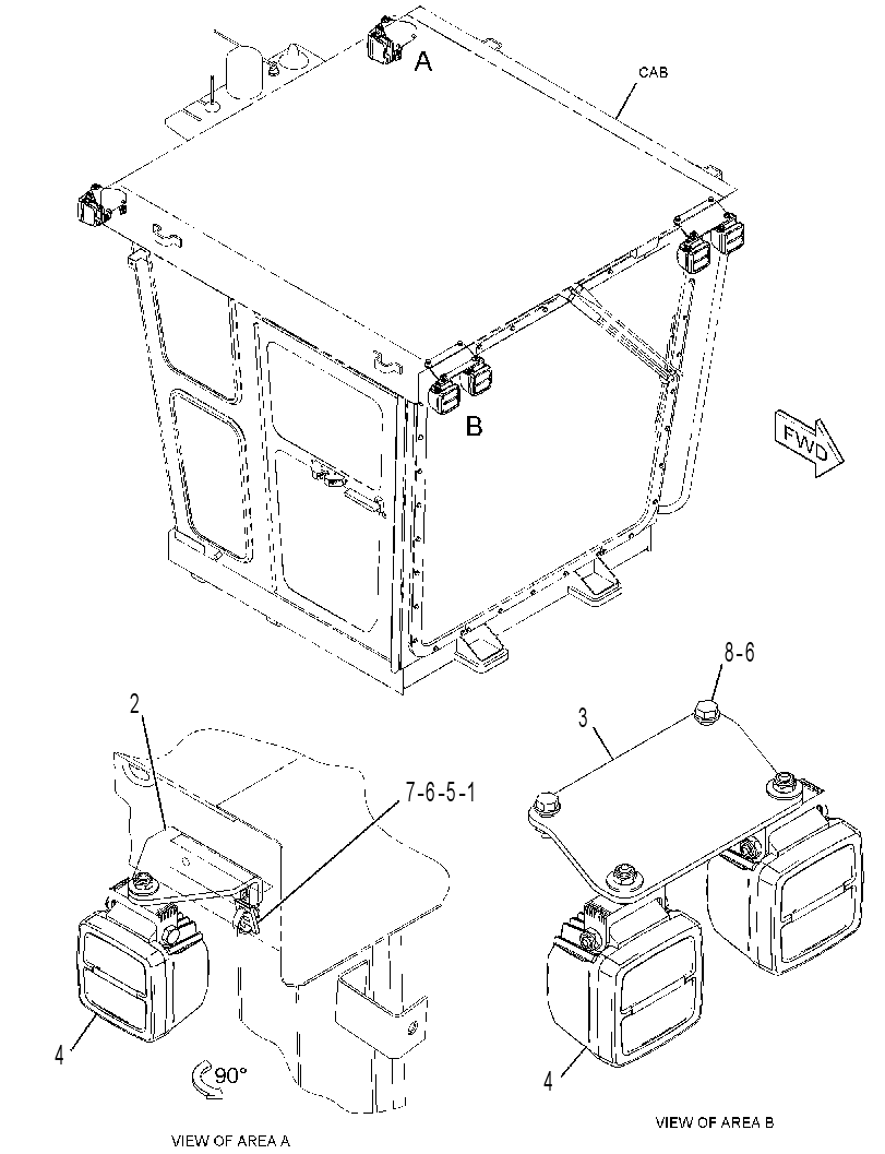 LIGHTING GP-CAB 3980136 CAT