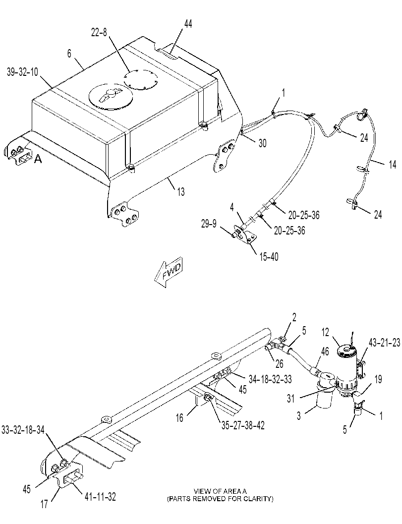 KIT-WATER TANK & MOUNTING 4339697 CAT