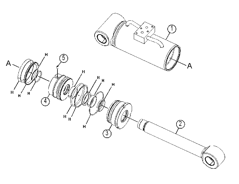 CYLINDER GP-FRAME LEVELING 4731781 CAT
