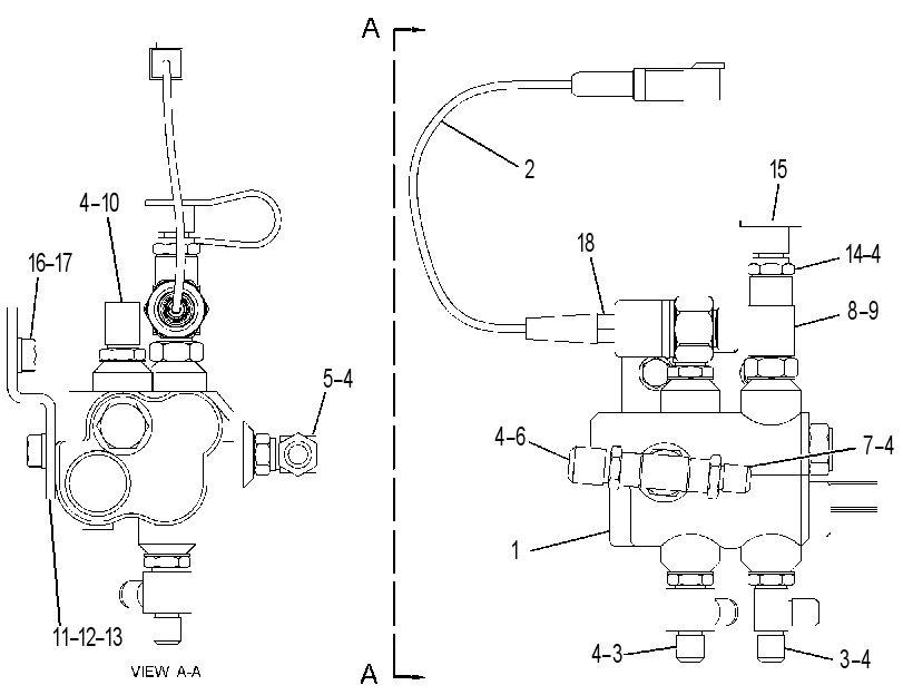 VALVE & MTG GP-BRAKE CONTROL 4277874 CAT