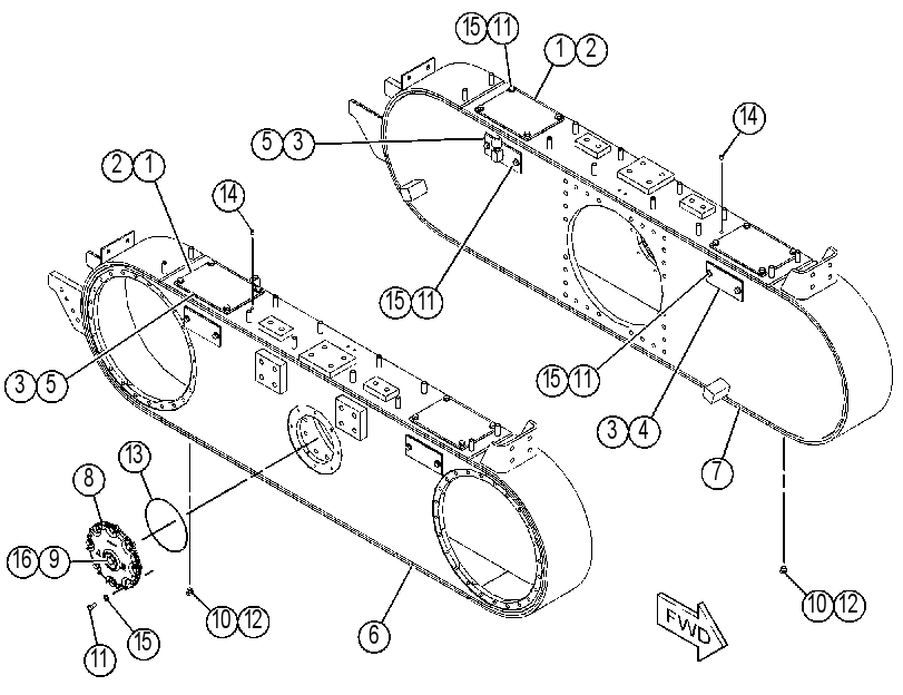 TANDEM & COVER GP 3810821 CAT