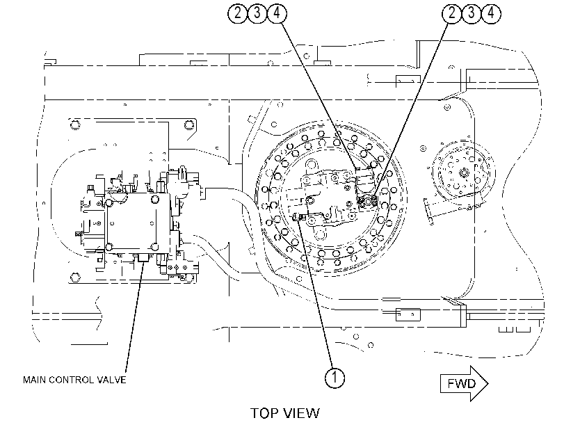 FLANGE & MOUNTING GP-SWING 4582364 CAT